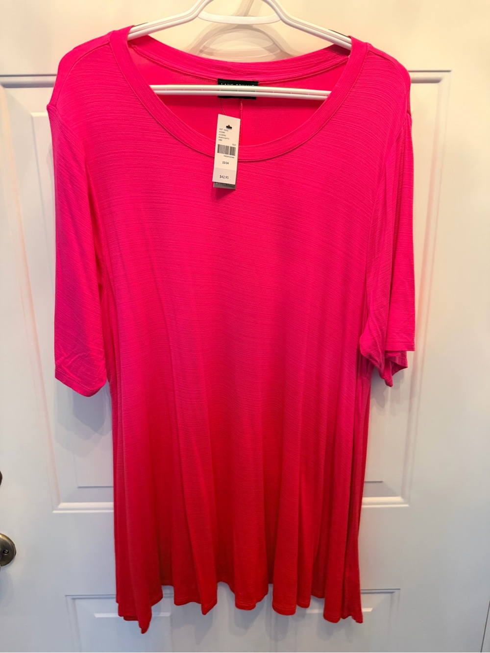Lane Bryant Hot Pink Swing Top